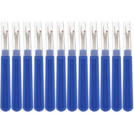 12 Pièces Découseur Robuste en Acier Inoxydable avec Manche Ergonomique pour Couture Broderie (1/5)