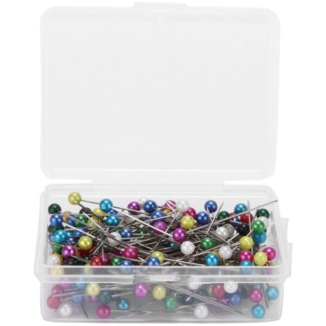 Épingle de positionnement multicolore avec boîte de rangement en plastique pour projets de couture et décoration de bijoux (1/5)