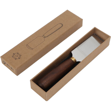 Couteau à Découper le Cuir Professionnel, Couteau à Effiler pour Travail du Cuir, Outil de Maroquinerie pour Débutants et Projets DIY (1/5)
