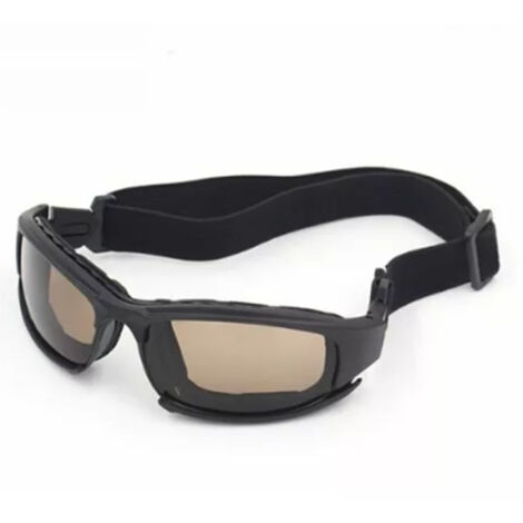 Lunettes de moto anti-vent, résistantes aux impacts, légères et anti-UV en polycarbonate (1/5)