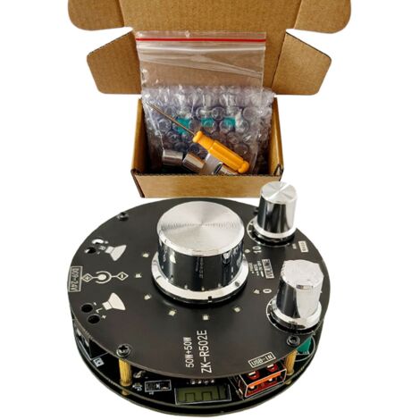 Carte Amplificateur Bluetooth Stéréo 2.1 avec Contrôle Grave Aigu - Module Audio Haute Fidélité