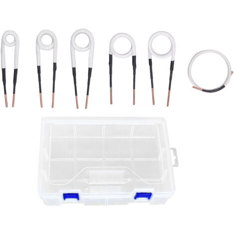 Kit de 6 Bobines pour Chauffage par Induction, Noyau Laiton 3mm, Diamètres 20-40mm, Fils à Façonner Librement (1/5)