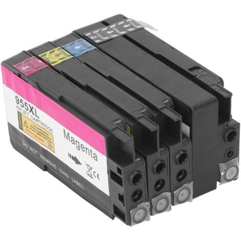 Cartouche d'encre noir cyan magenta jaune pour imprimantes HP OfficeJet Pro 7720 7730 7740 8210 (1/5)