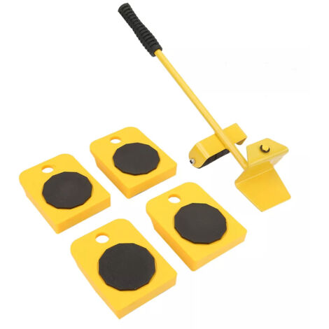Outil de Déplacement de Meubles 4 Roulettes Glissantes, Capacité de Charge 200kg pour Mobilier Lourd (1/5)