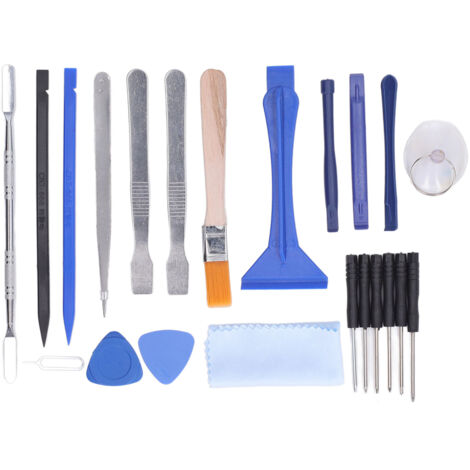 Kit de Réparation 22 Pièces Outils de Démontage ABS Acier Inoxydable pour Équipement Électronique (1/5)