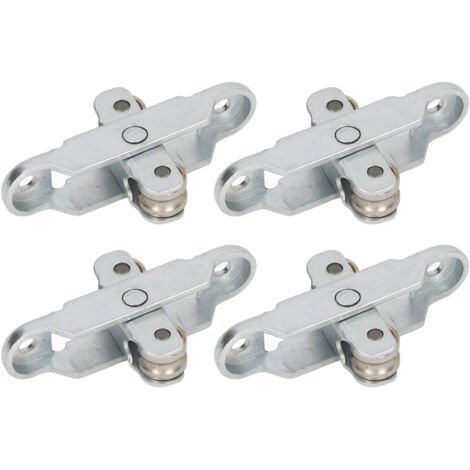 4 Roues à Galets en Acier Inoxydable pour Portes Coulissantes et Fenêtres, 16mm, Lot de 4 (1/5)