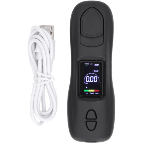 Testeur d'Alcool Numérique avec Affichage LCD et Voix, Détecteur Portable pour Fêtes ou Usage Professionnel, Alimentation DC5V (1/5)