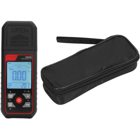 Anémomètre Numérique 8 Pales Haute Précision Mesure Vitesse Vent Portable 0.06‑30.0m/s (1/5)