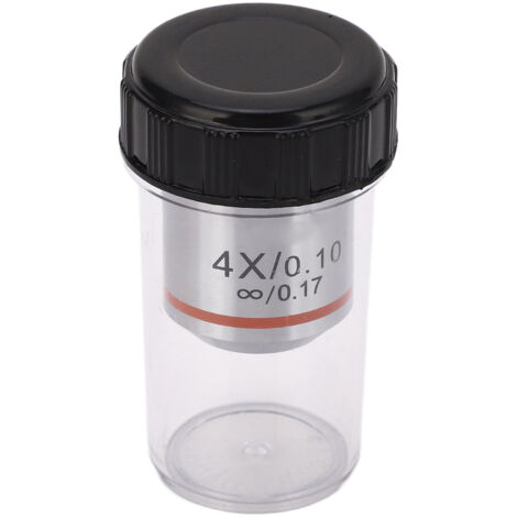 4X Objectif Infini à Filetage RMS pour Microscope, Accessoire Optique Parallèle de Remplacement (1/5)