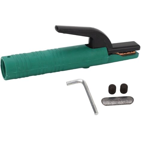 Pince à électrode 500A en cuivre anti-brûlure pour poste à souder, manche isolant (1/5)