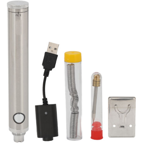 Fer à souder USB rechargeable sans fil, chauffage rapide, portable pour soudure électrique (1/5)