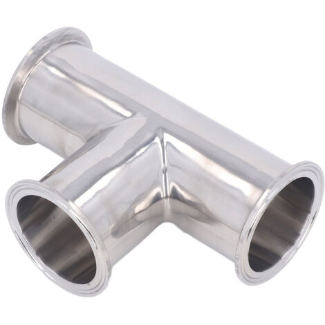 Tee à Triple Collier en Acier Inoxydable 304 pour Tuyau de Canalisation 51 (1/5)