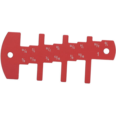 Jauge de profondeur de pas pour scie circulaire, réglage de hauteur de lame en alliage d'aluminium impérial, outil de menuiserie (1/5)