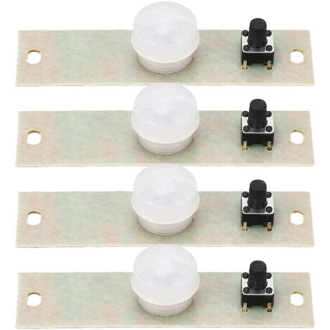 4 pièces module contrôleur infrarouge à induction corporelle pour lampe solaire 3.7V, carte électronique (1/5)