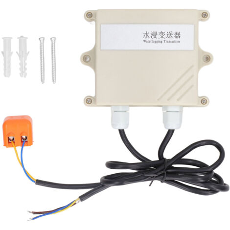 Transmetteur de Détection d'Infiltrations d'Eau IP65 Haute Sensibilité, Surveillance Continue 24h/24, Alimentation DC10‑30V (1/5)