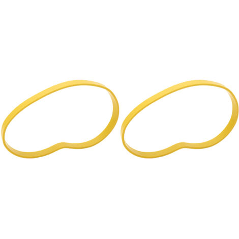 2 Pièces Pneus pour Scie à Ruban 8 Pouces, Antidérapants en Caoutchouc Jaune, Remplacés pour Roue de Bandsaw (1/5)