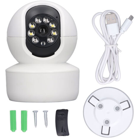 Caméra de surveillance HD 1080p avec vision nocturne, PTZ intelligent, communication vocale bidirectionnelle et connexion WiFi (1/5)