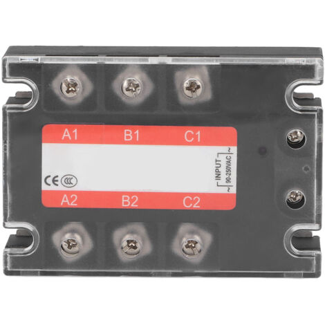 Relais statique triphasé ignifuge SSR AC-AC 100A 480V pour applications industrielles