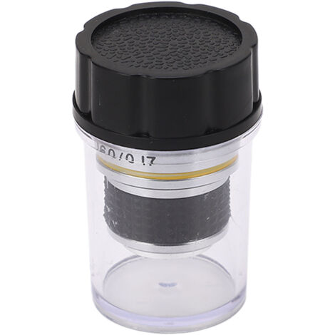 Objectif 10X en Alliage Laiton Aluminium pour Microscope Biologique, Accessoire Lentille (1/5)
