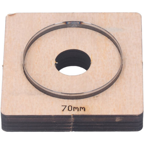 Emporte-pièce rond en cuir 70mm pour découpe papier, caoutchouc, outil de moulage artisanal (1/5)