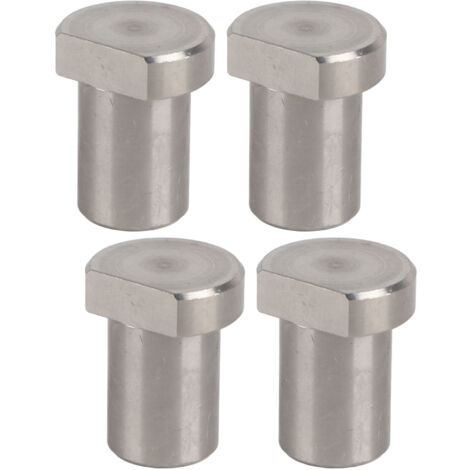 4 Blocs de Limite pour Établi Multifonctionnels, Butées à Cheville Diamètre 20mm en Bois Naturel (1/5)