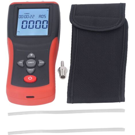 Manomètre Numérique Multifonction avec Écran LCD Rétroéclairé et 12 Unités de Mesure (1/5)