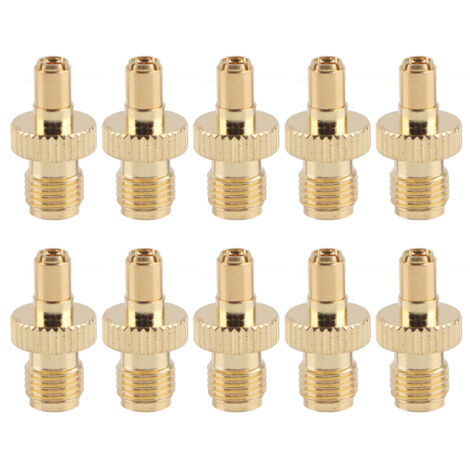 10 Pièces Connecteur Adaptateur RPSMA Femelle vers TS9 Mâle pour Câble Antenne (1/5)