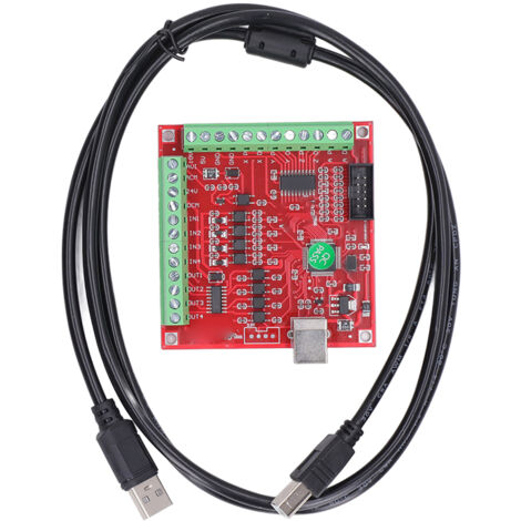 Carte de Contrôleur de Mouvement Interface USB 100Khz pour CNC Gravure Moteur Servo (1/5)
