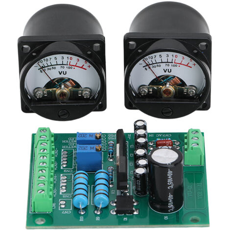 3 Pièces Module Amplificateur Audio Stéréo avec Fonction Mute, Alimentation DC 9‑12V, Carte de Pilotage et Indicateur de Niveau (1/5)