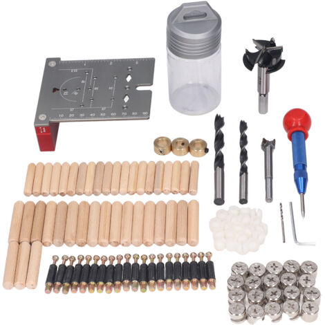 Guide de Perçage à Charnière 35mm pour Assemblage de Meubles en Bois - Kit Outil de Menuiserie (1/5)