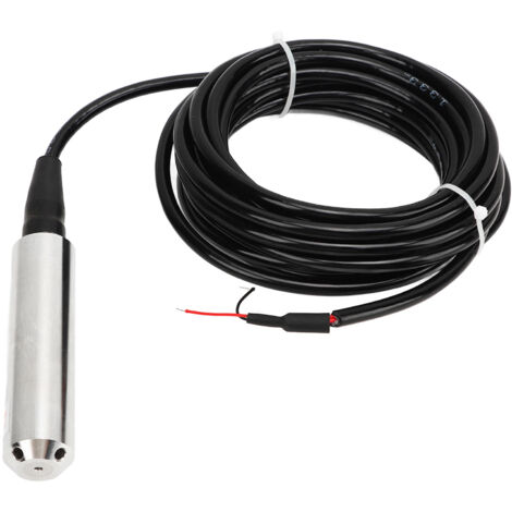 Capteur de Niveau Liquide Acier Inox, Sortie 4‑20mA 24VDC, Plage 0‑1m pour Eau/Huile