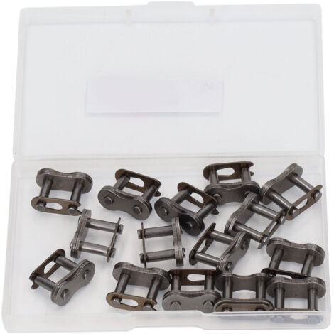 15 Pièces Maillon de Chaîne Métallique pour Motocyclette, Remplacement de Chaîne de Transmission pour Vélo Mini et Moto (1/5)