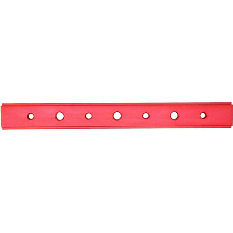 Jig d'onglet à rainure en T 200 mm, accessoire en alliage d'aluminium pour barre d'onglet et vis T, idéal pour le travail du bois, couleur rouge. (1/5)