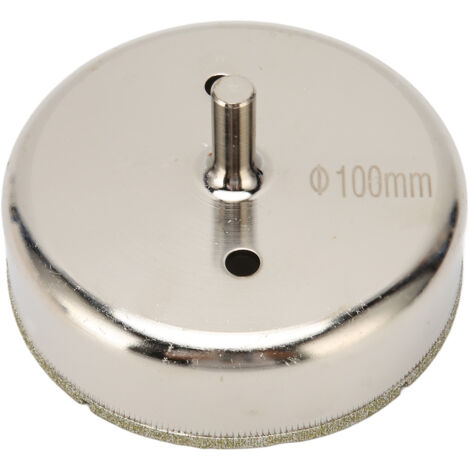 Foret Diamant 100mm pour Perçage Verre, Céramique, Carrelage - Scie Cloche Électroplacée (1/5)