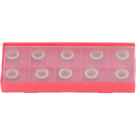 10 Pièces Insert Carbide Tournage Fraisage CNC Outil Kit Lame RPMT1003 (1/5)