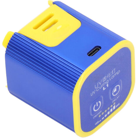 Lampe UV LED de durcissement, type C 5V DC, outil de réparation et d'inspection à lumière noire (1/5)