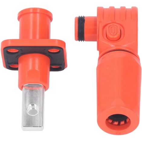 Kit de 2 connecteurs de stockage d'énergie PV 120A, mâle et femelle, pour câble unipolaire orange (1/5)