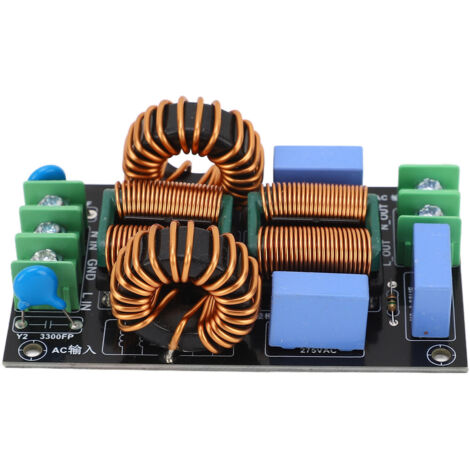 Filtre CEM 20A 3 étages pour Amplificateur Audio - Excellente Filtration Alimentation AC 110V-250V (1/5)