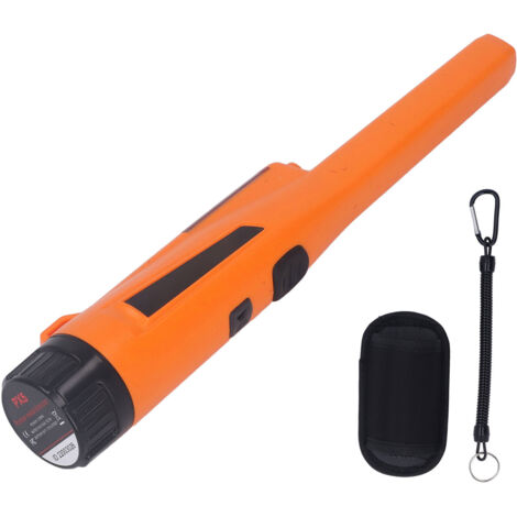 Détecteur de métaux portable étanche IP66 avec pointeur à LED orange (1/5)