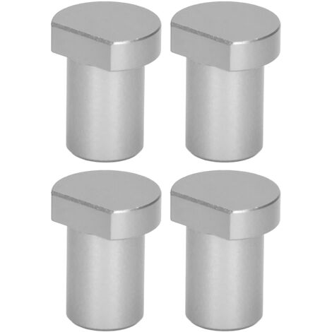 4 Blocs de Limite pour Établi Multifonctionnels, Arrêts à Cheville en Argent Diamètre 20mm pour Travail du Bois (1/5)