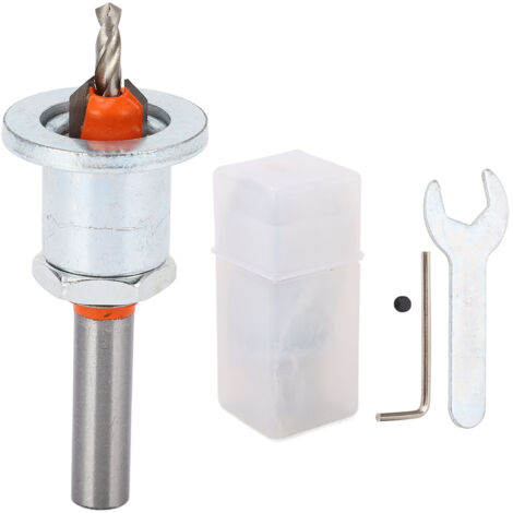 Mèche à fraiser réglable 8x10x3.5 en acier allié avec butée de perçage pour trous borgnes (1/5)