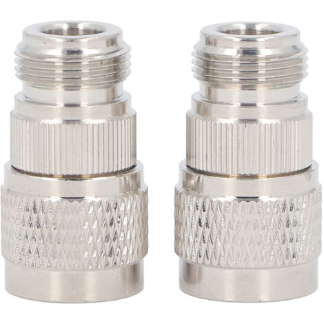 2 Pièces Adaptateur N Femelle vers N Mâle Large Bande de Fréquence pour Câble d'Antenne RF (1/5)