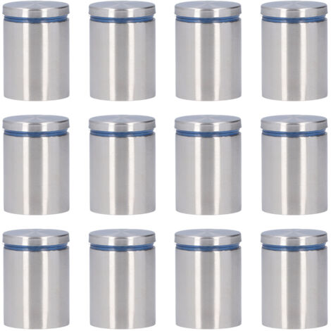 12 Vis à écarts en acier inoxydable 38x50mm pour enseignes murales, supermarché ou chambre (1/5)