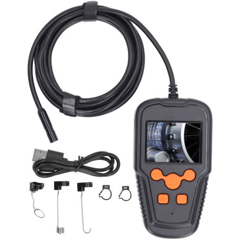 Endoscope Industriel avec Écran IPS 2,4 Pouces, Caméra d'Inspection de Conduits, IP67 Étanche, Longueur 2 Mètres / 6,6 Pieds (1/5)