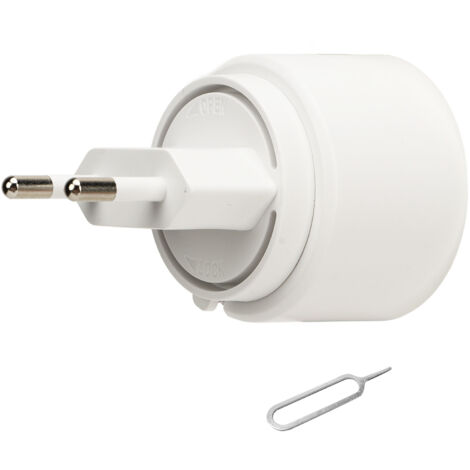 Détecteur de Gaz Naturel et Propane WiFi Tuya - Capteur de Fuite de Gaz Inflammable avec Alarme Sonore, Prise EU 85V-250V (1/5)