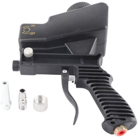 Pistolet de sablage professionnel pour nettoyage et décapage - Kit complet avec accessoires (1/5)