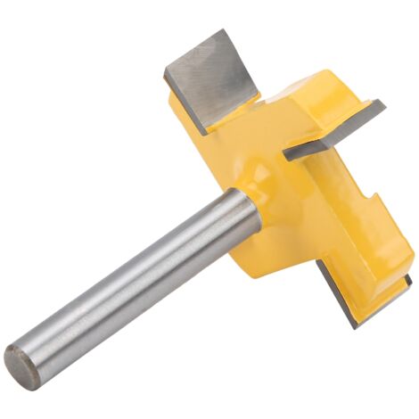 Fraise de défonceuse TSlot 8mm 4 dents en acier allié carbone pour usinage bois 8x51x1/2 (1/5)