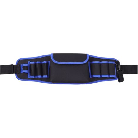 Sac à outils électrique portable multifonction en toile Oxford, organisateur avec ceinture bleu L107 56x8cm (1/5)
