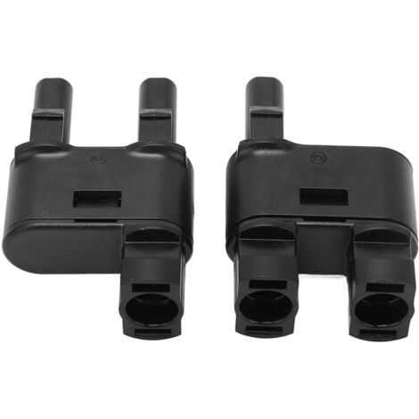 2PCS Connecteur Photovoltaïque 2 en 1 pour Câble DC - Jonction Série Panneau Solaire