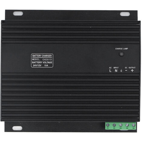 Chargeur de batterie universel 12V/24V 10A, charge flottante pour voiture et automobile, compatible AC 160-250V, modèle CH2810. (1/5)